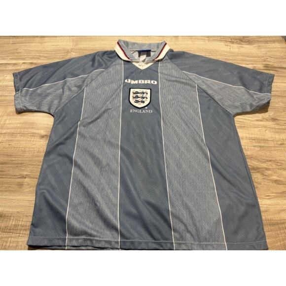 Vintage Umbro England Men's Soccer/Football Jersey Shirt - Size XL - Picture 3 of 10